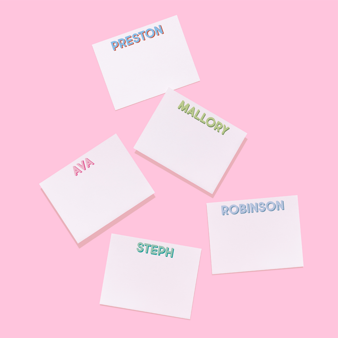 Modern Classics Personalized Stationery