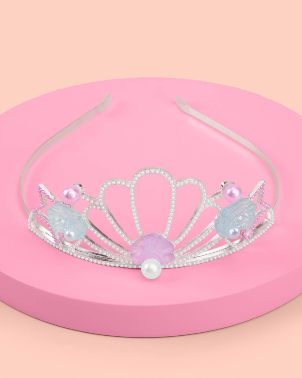 Mermaid Tiara - pearls + metal