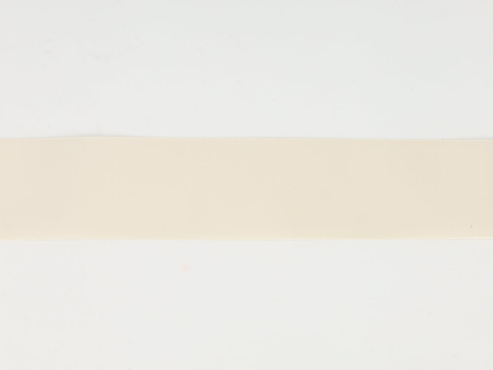 1 1/2" Double Face Satin Ribbon | Ivory (810) | 50 Yard Roll
