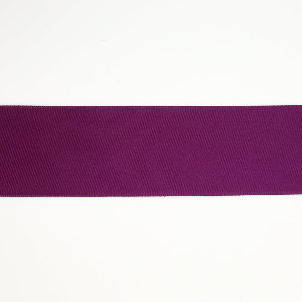 1 1/2" Double Face Satin Ribbon | Wine (275) | 50 Yard Roll