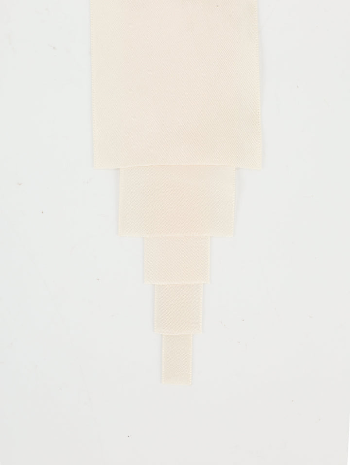 1 1/2" Double Face Satin Ribbon | Ivory (810) | 50 Yard Roll