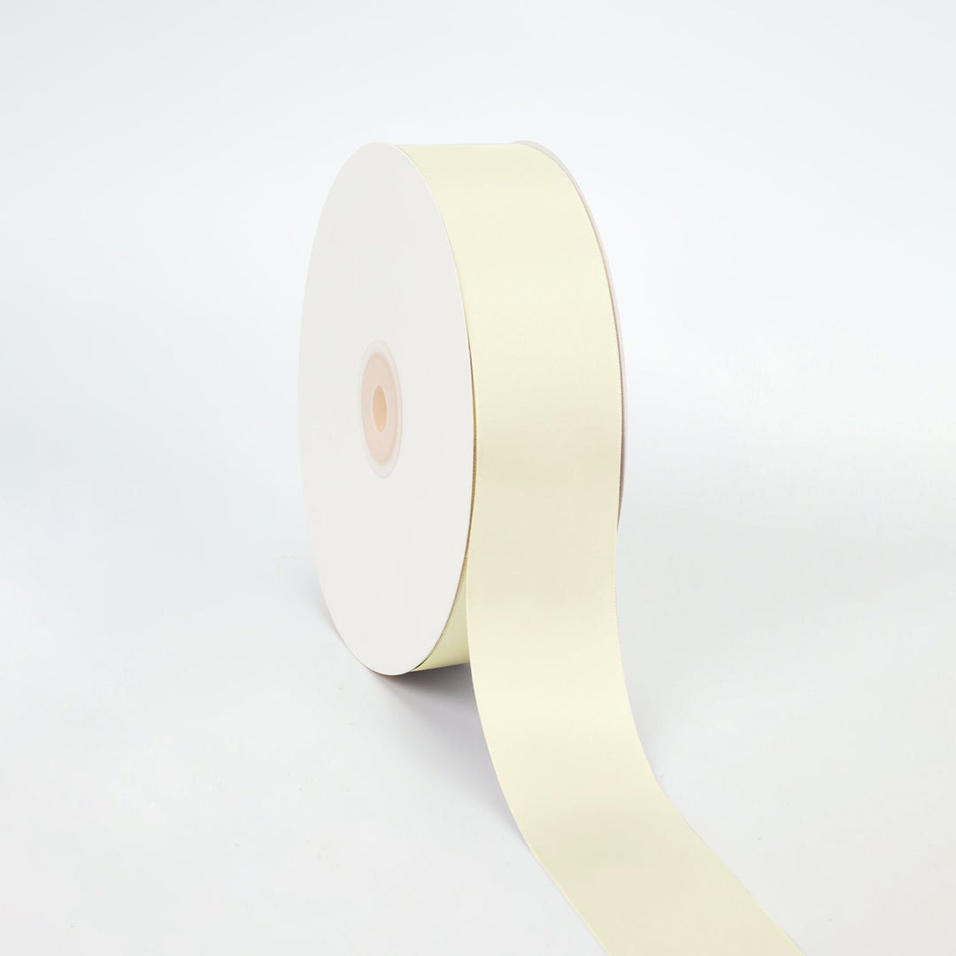 1 1/2" Double Face Satin Ribbon | Ivory (810) | 50 Yard Roll Default Title