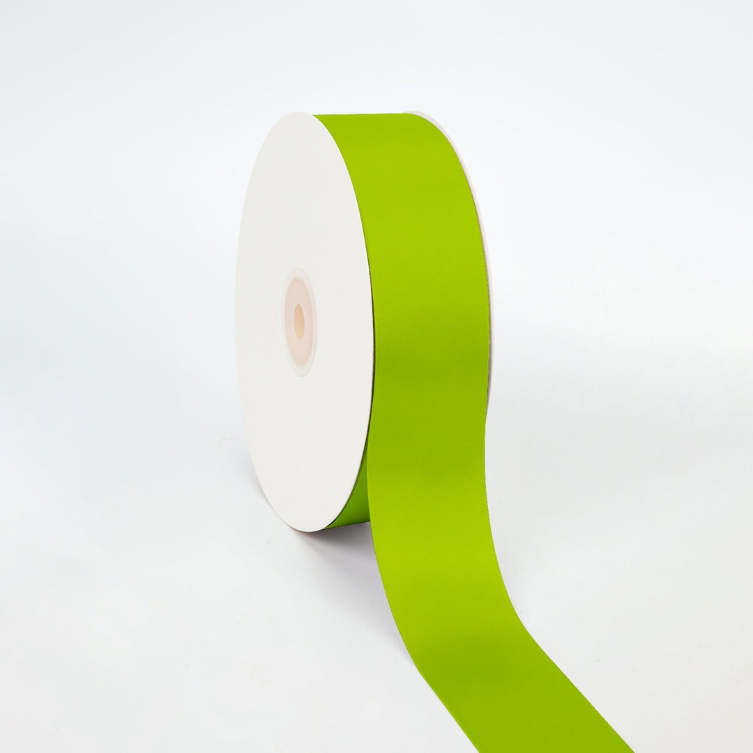 1 1/2" Double Face Satin Ribbon | Kiwi (548) | 50 Yard Roll Default Title