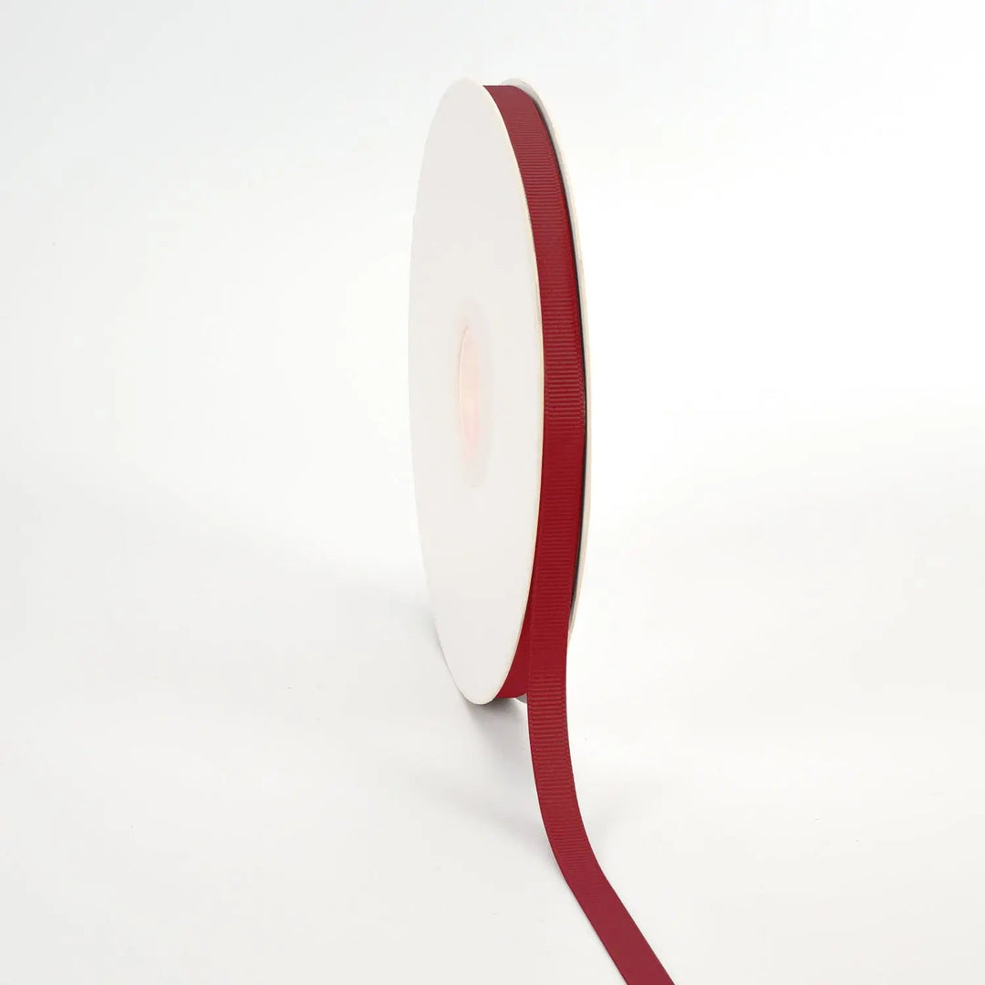 Textured Grosgrain Ribbon | Wine (275) 3 8" - 100 Yard Roll