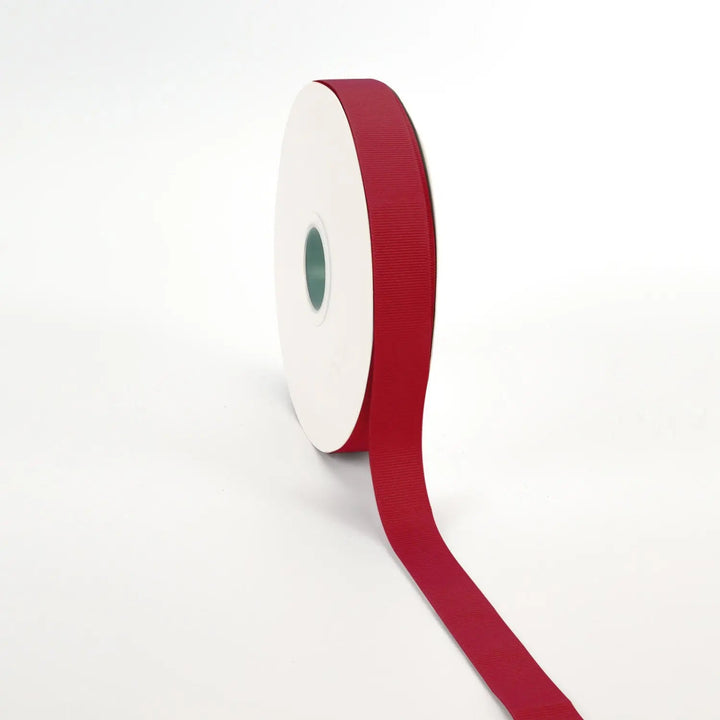Textured Grosgrain Ribbon | Wine (275) 7 8" - 100 Yard Roll