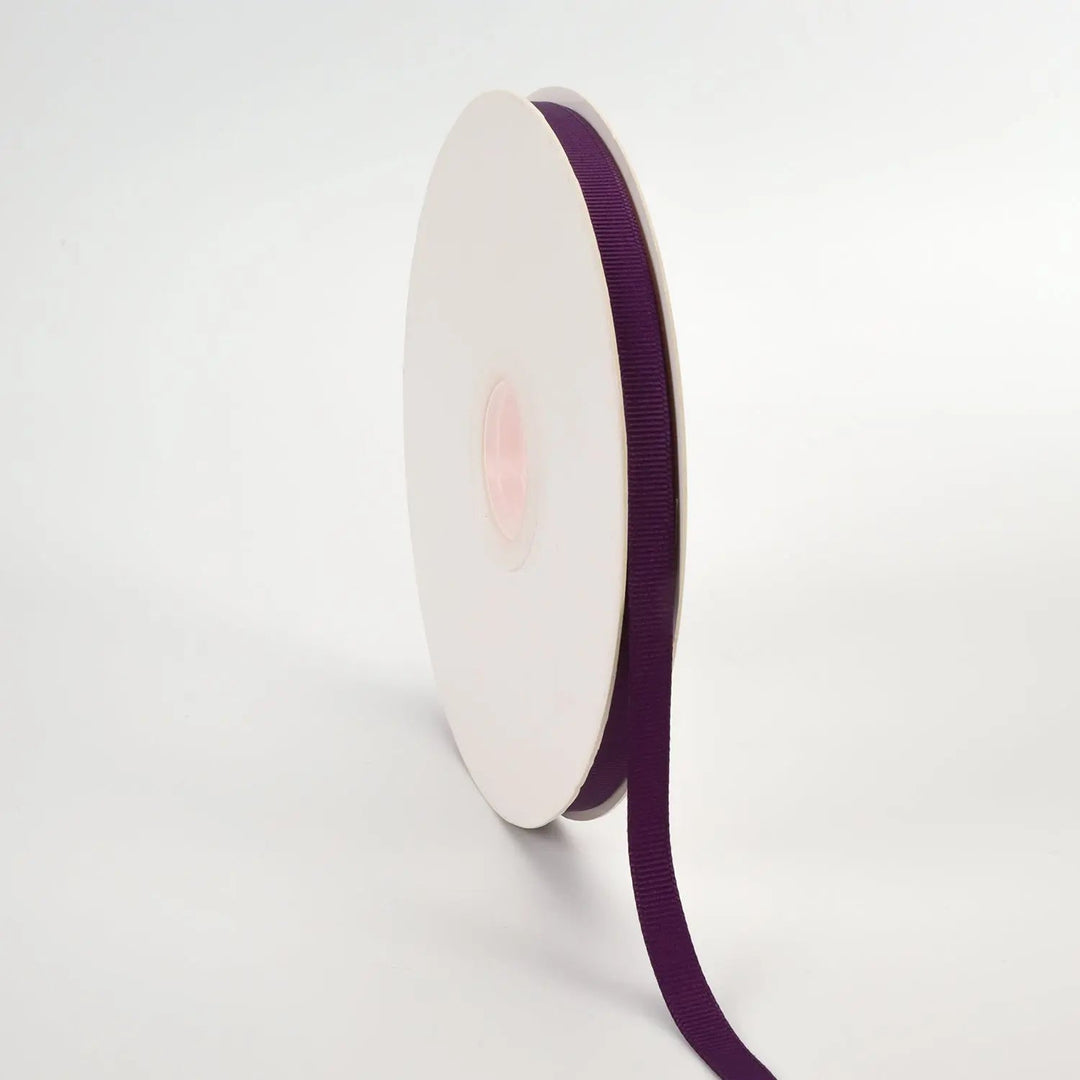 Textured Grosgrain Ribbon | Plum (285) 3 8" - 100 Yard Roll