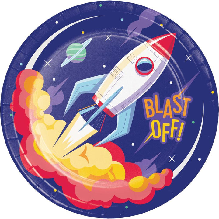 Bulk Space Adventures Dinner Plate (96 per Case)