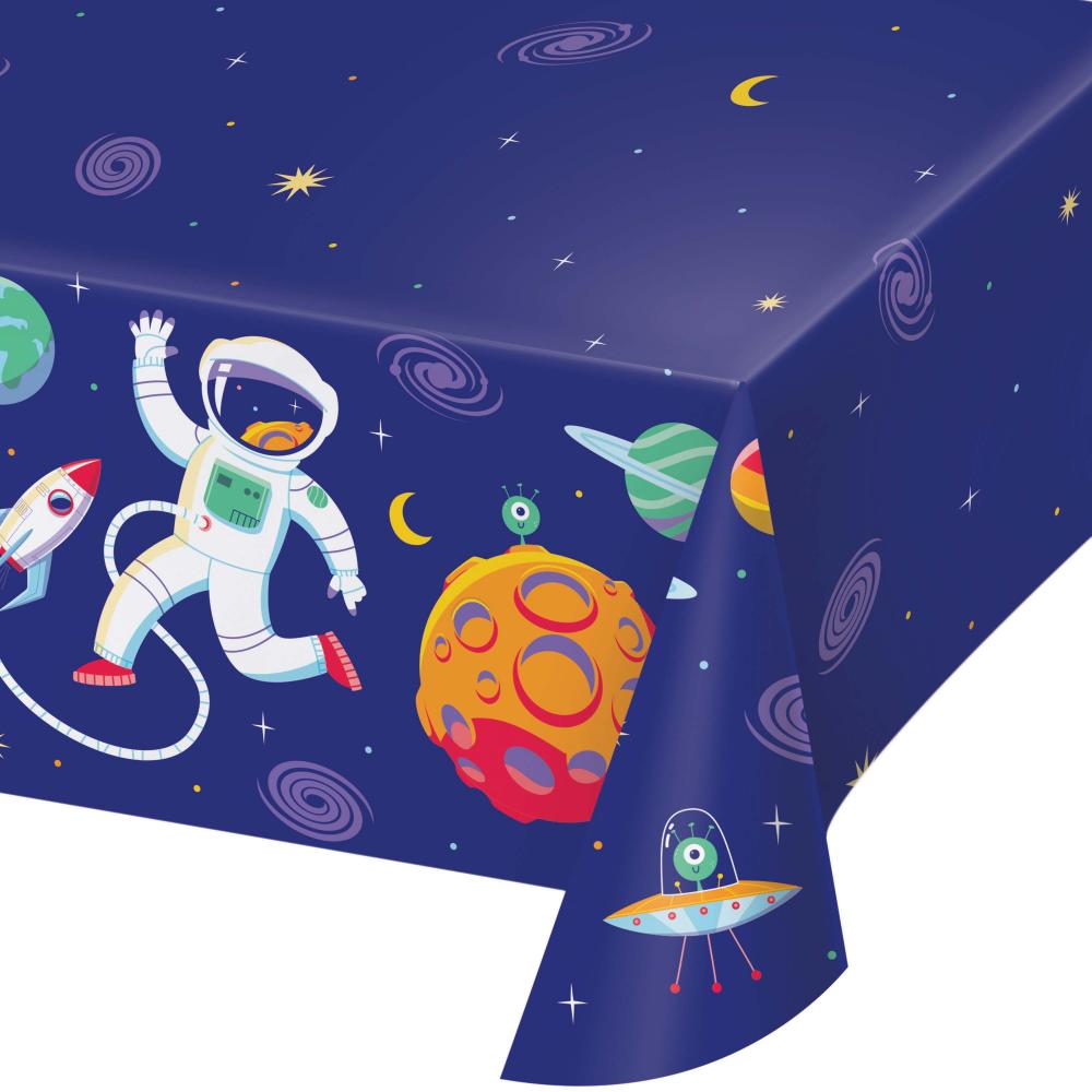 Bulk Space Adventures Tablecover, Paper 54" x 96" (6 per Case)