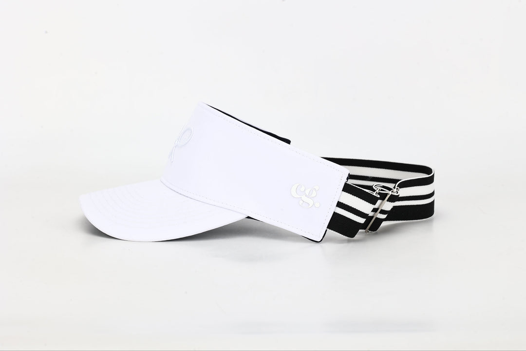 CG Club Tennis Visor (White)