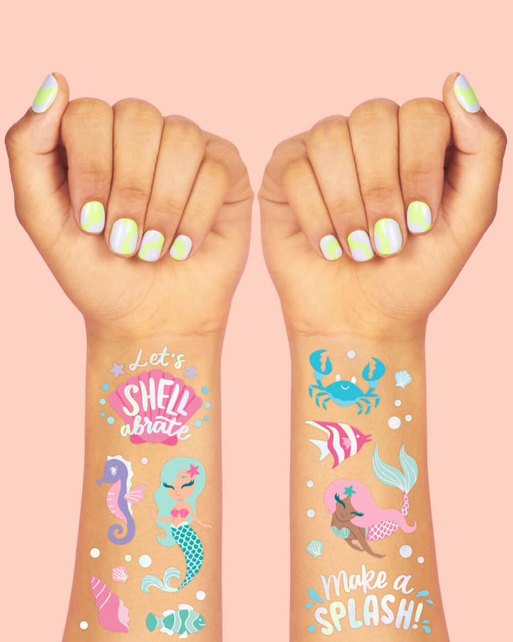 Mermazing Tats - 56 temporary tattoos