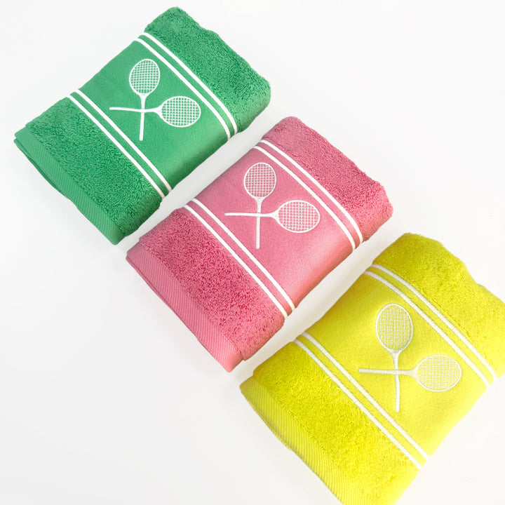 Matchtime Tennis Towel—Kelly Green