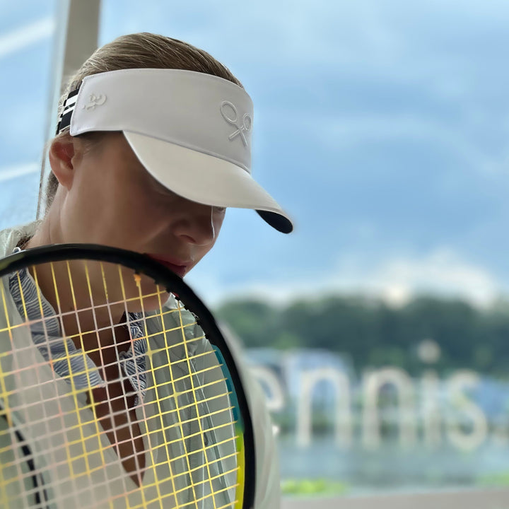CG Club Tennis Visor (White)