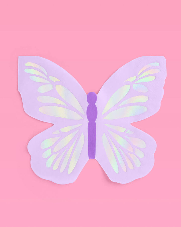 Butterfly Napkins - 25 foil napkins