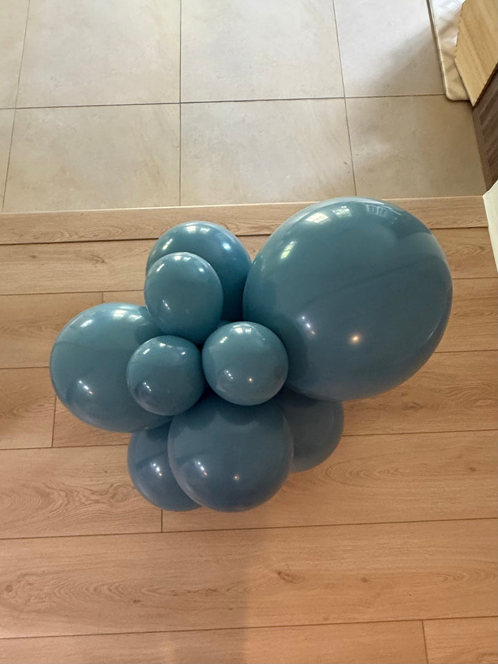 Premium Slate Blue Latex Balloon Cluster (5", 11” and 17”)