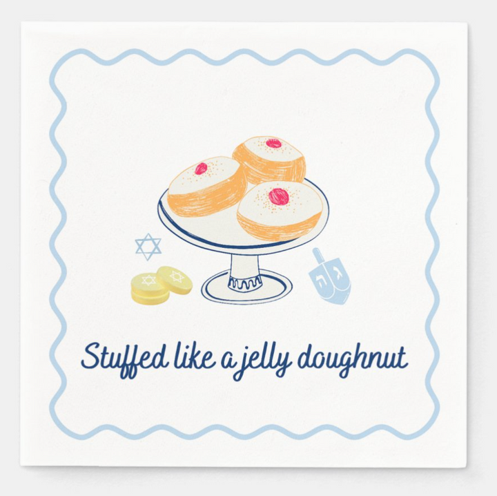 Hanukkah Dessert Disposable Napkins