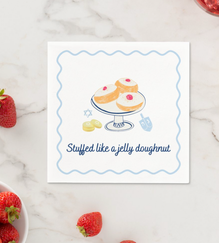 Hanukkah Dessert Disposable Napkins