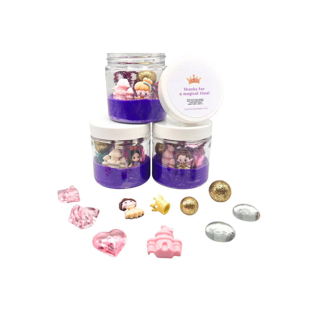 Princess Play Dough Custom Party Favors