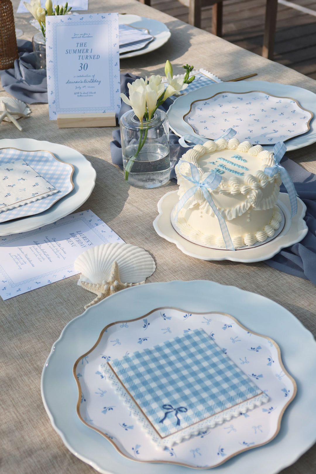 Coastal Pretty - Cocktail Napkin