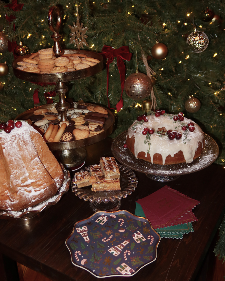 Merry Christmas Cocktail Napkins - Classic Christmas