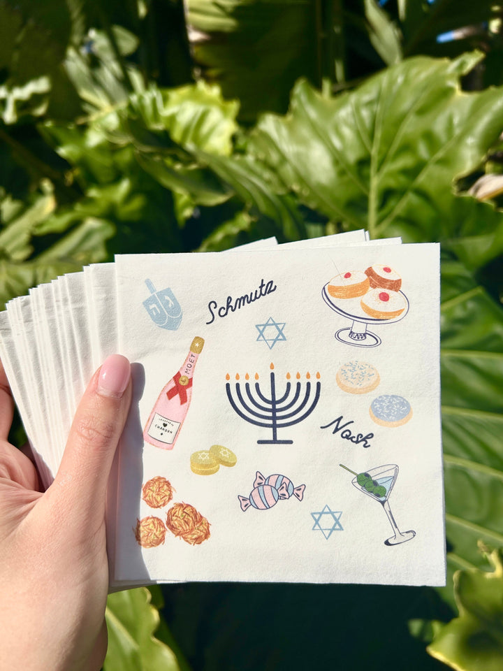 Hanukkah Party Disposable Napkins
