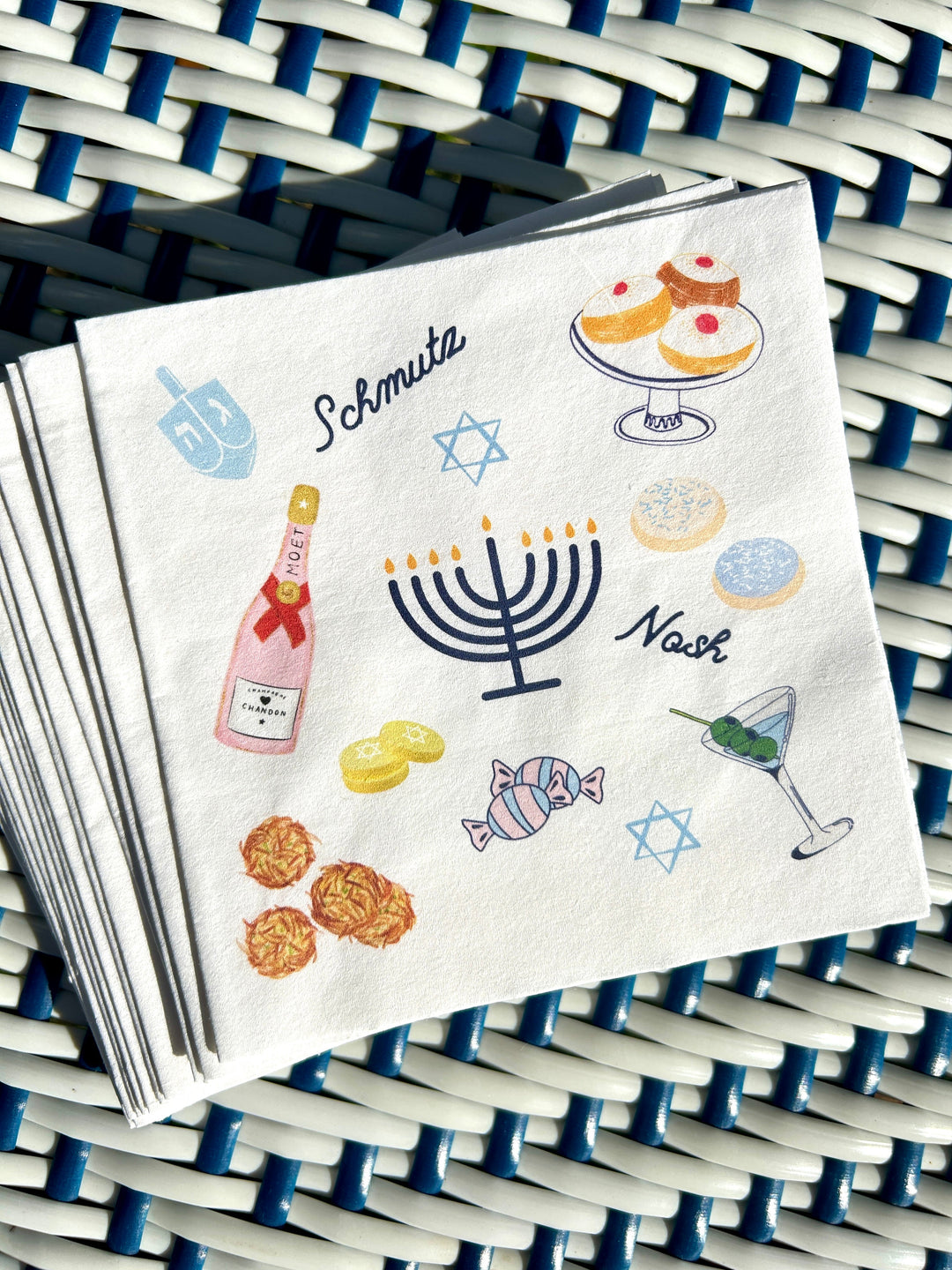 Hanukkah Party Disposable Napkins