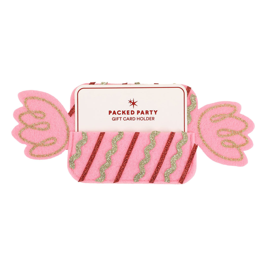 Pink Candy Gift Card Holder