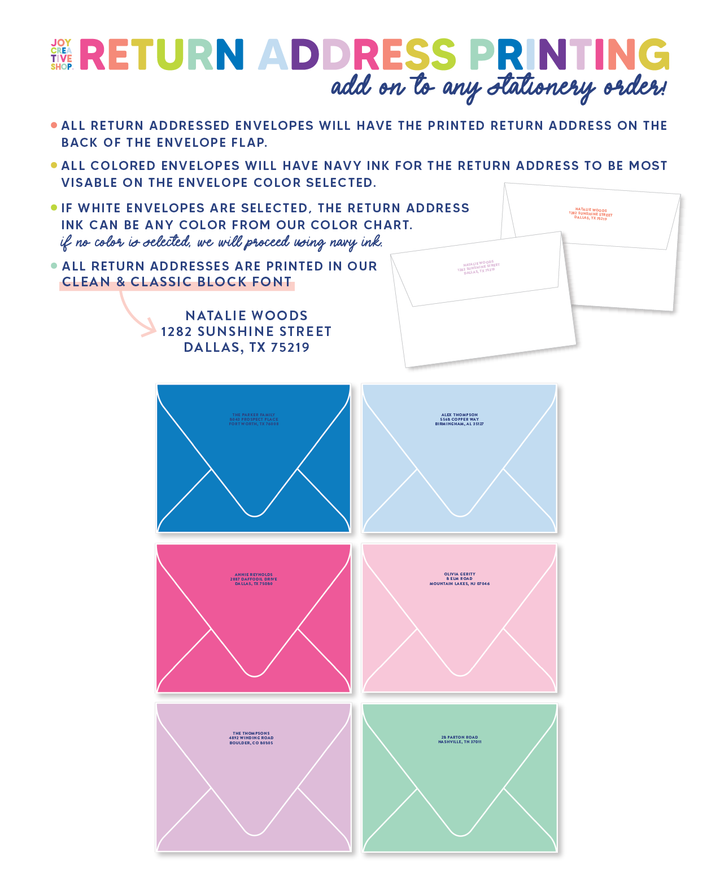 Modern Classics Personalized Stationery