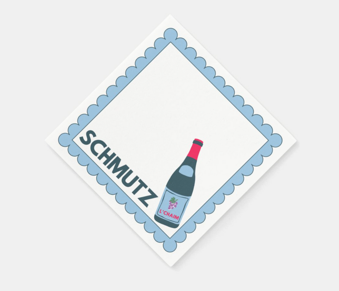 Schmutz & L'Chaim Disposable Napkins