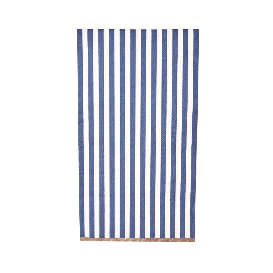 Hamptons Toile & Stripe Dinner Napkins