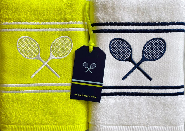 Matchtime Tennis Towel—Yellow