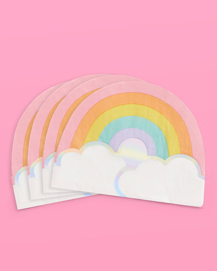 Rainbow Napkins - 25 foil napkins
