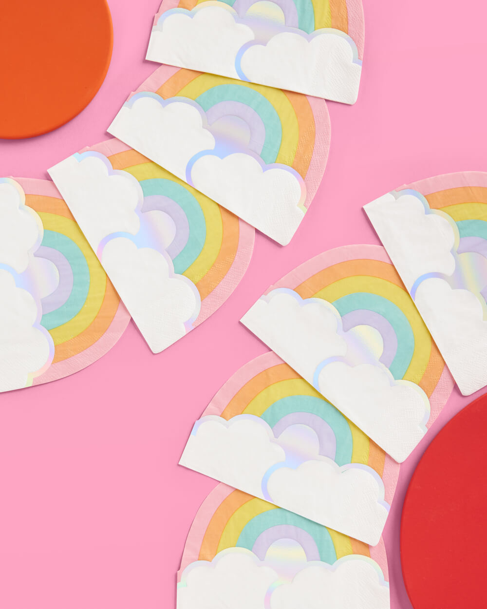 Rainbow Napkins - 25 foil napkins