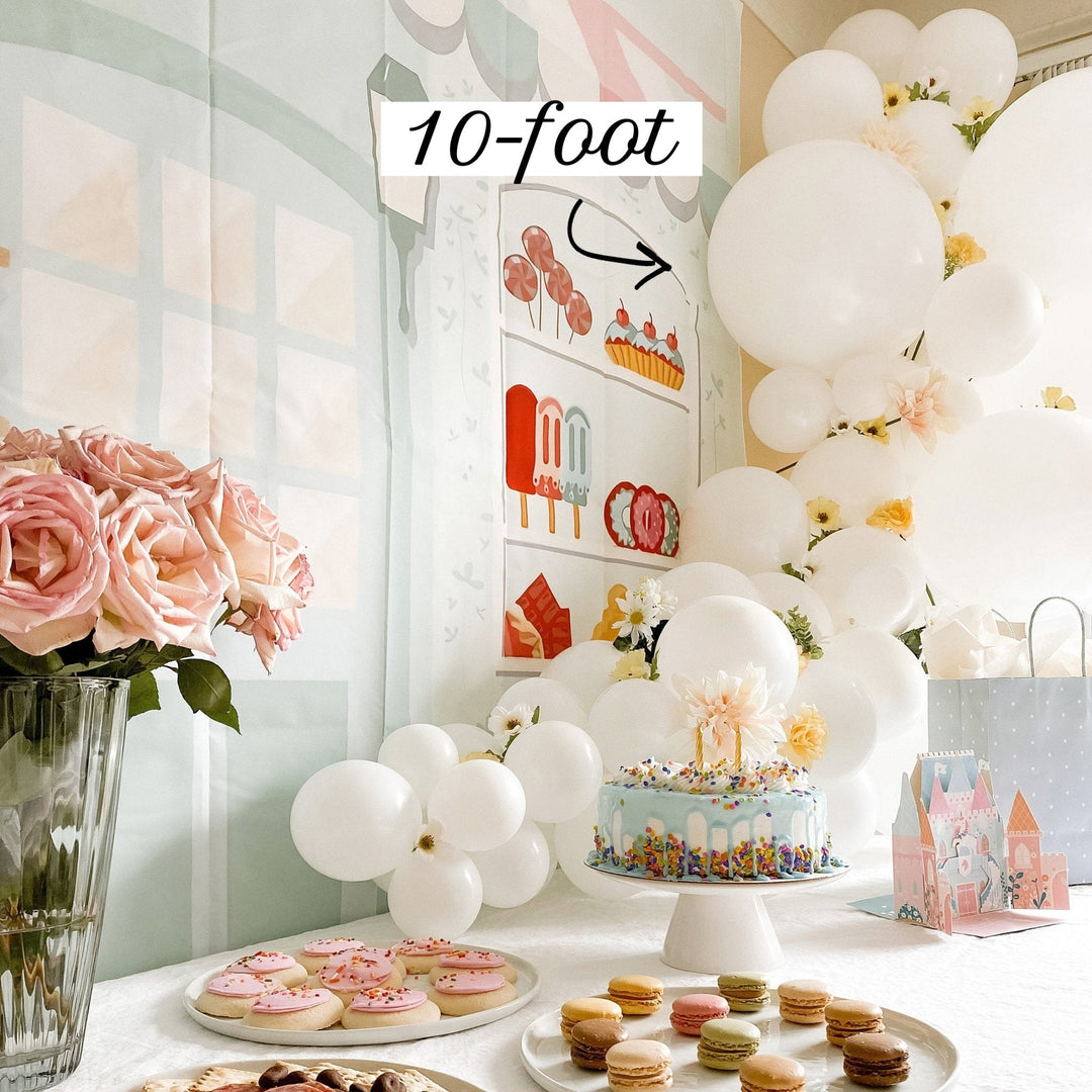 White Wedding Balloon Garland Kit