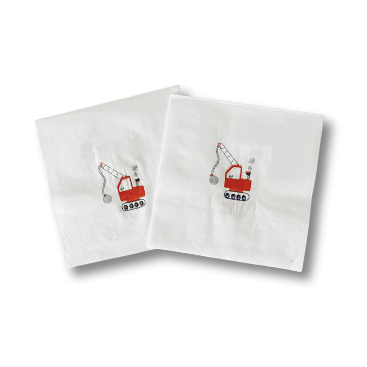 Construction Builder Beverage Napkins (16pcs)