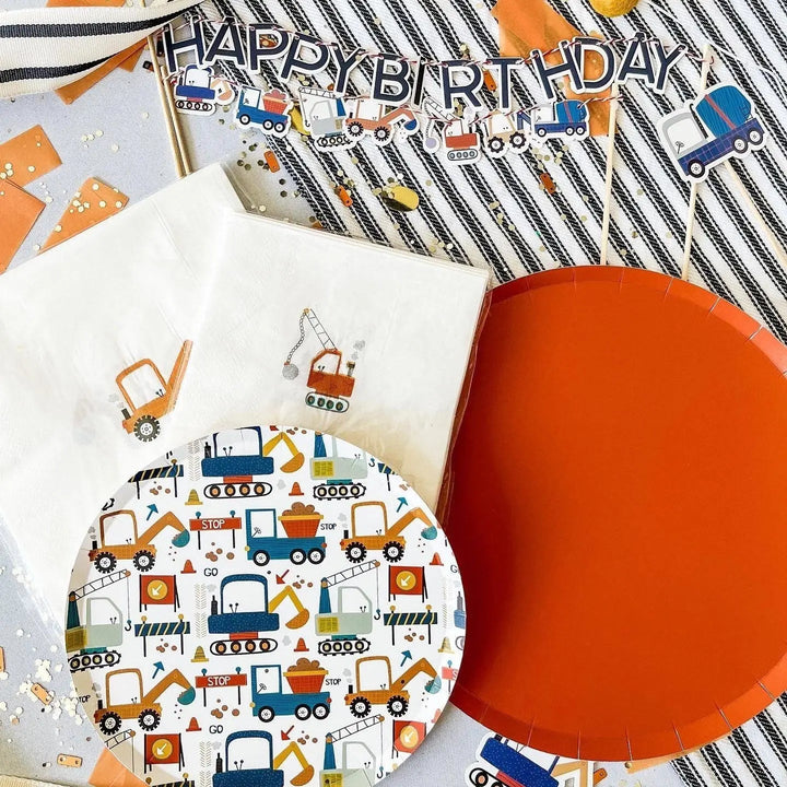 Construction Builder Beverage Napkins (16pcs)
