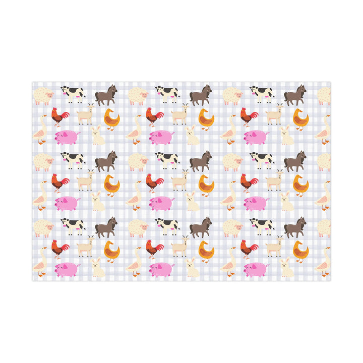 Farm Animals Wrapping Paper