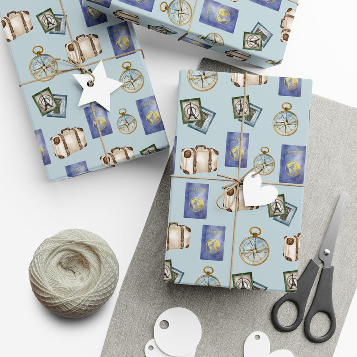 Vintage Travel Wrapping Paper