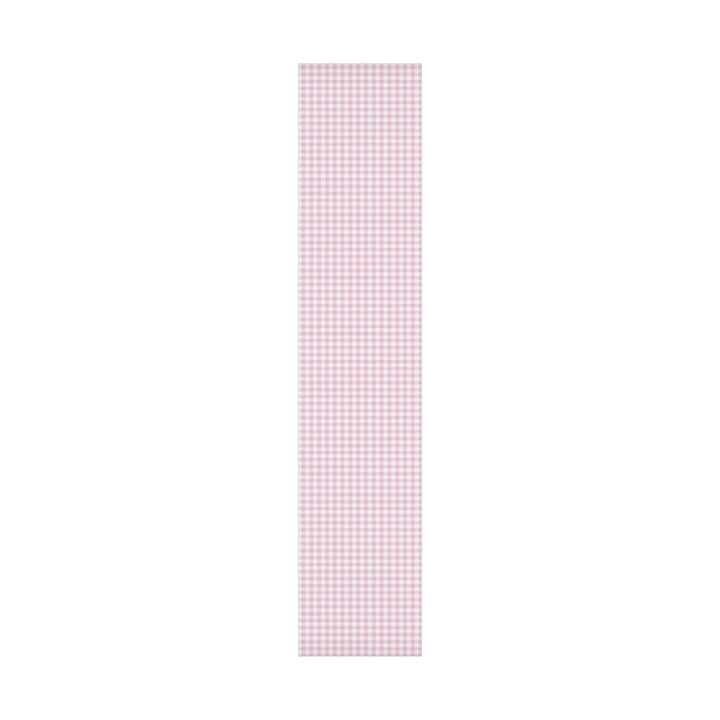 Light pink gingham check patterned wrapping paper- elegant and cute