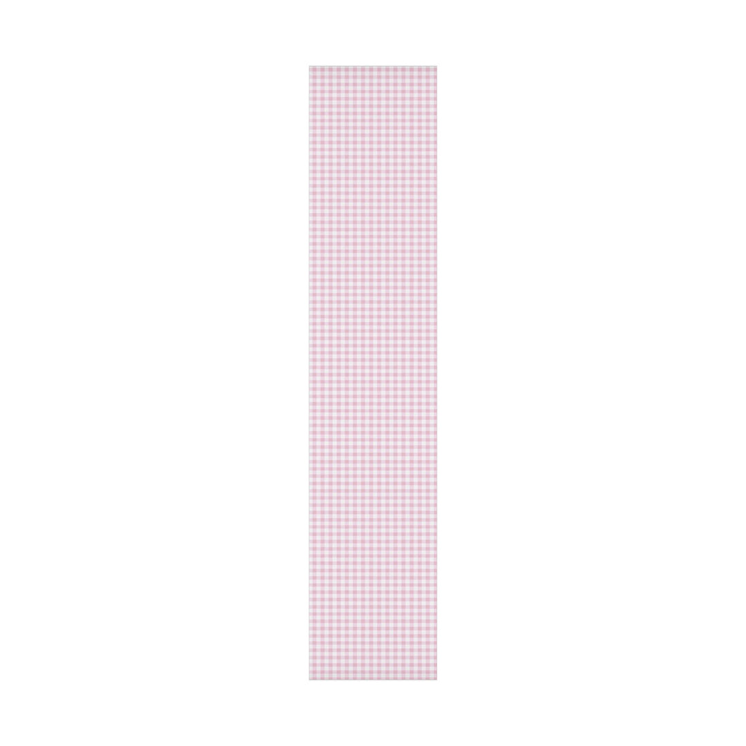 Light pink gingham check patterned wrapping paper- elegant and cute