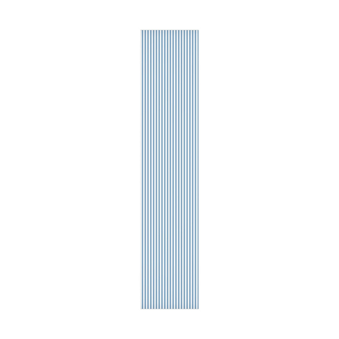French Blue Striped Wrapping Paper