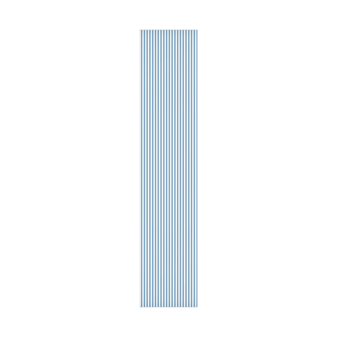 French Blue Striped Wrapping Paper