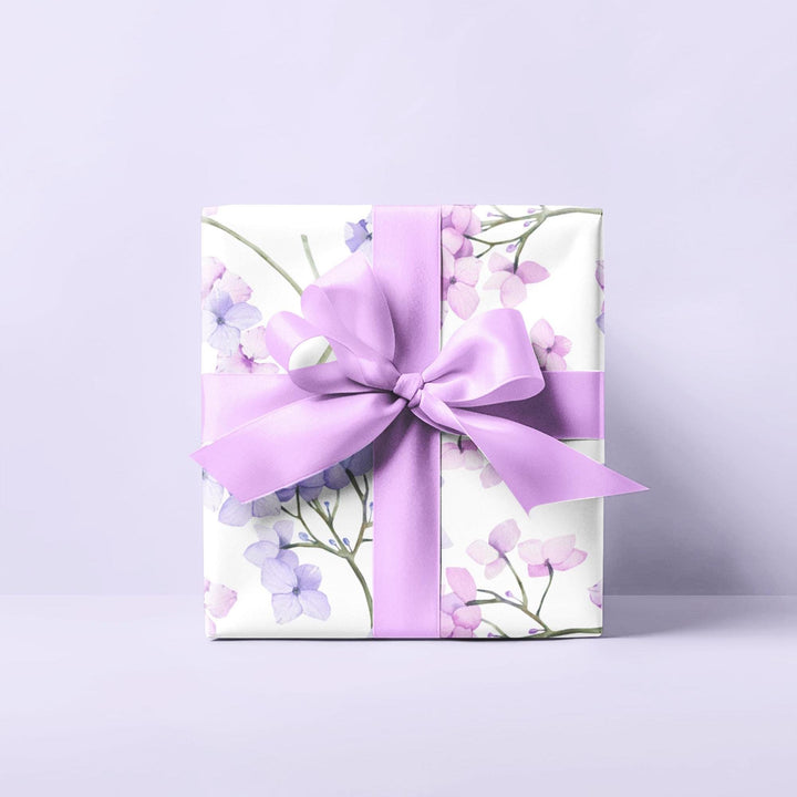 Elegant Hydrangea Wrapping Paper - SB Paperie