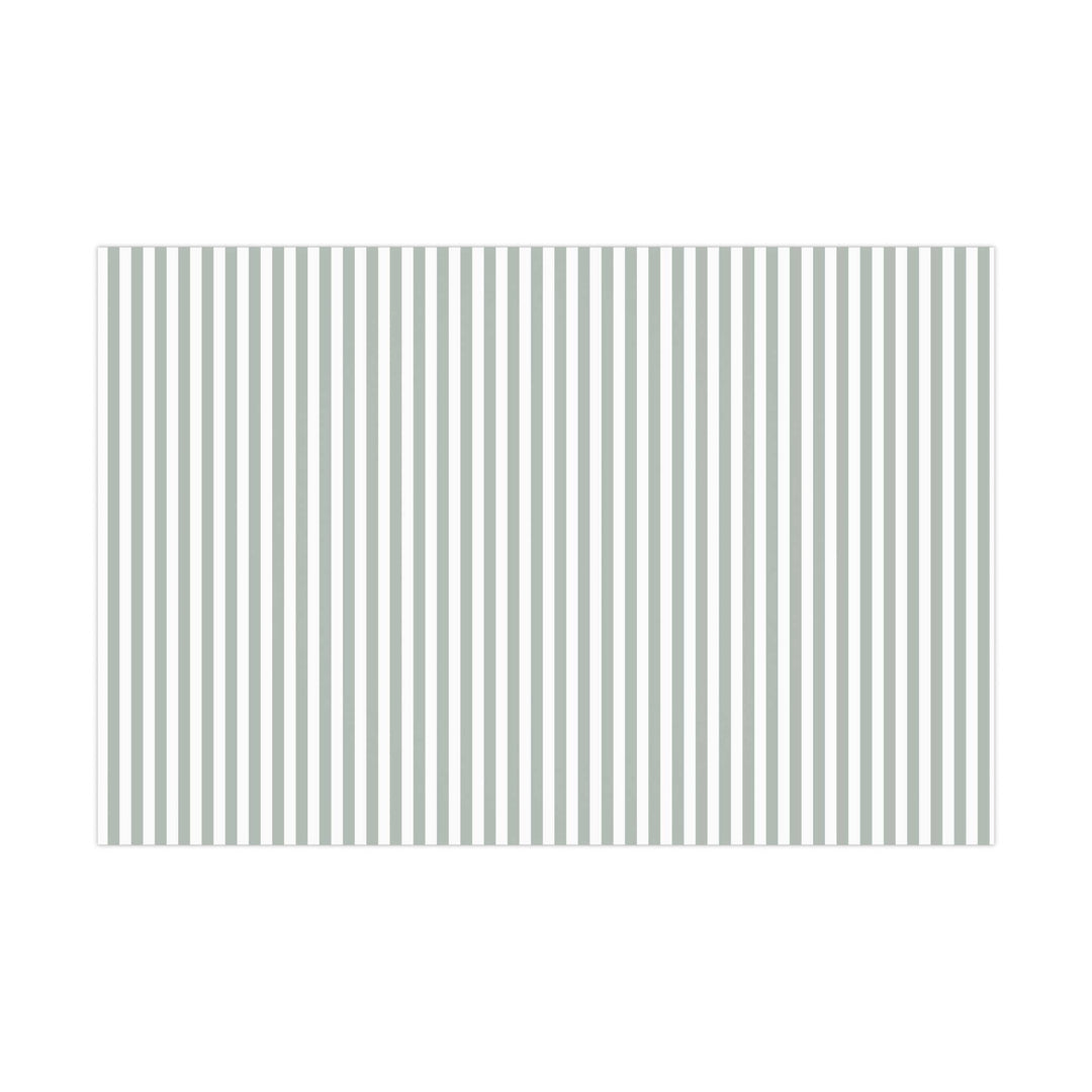 Light Green Striped Wrapping Paper