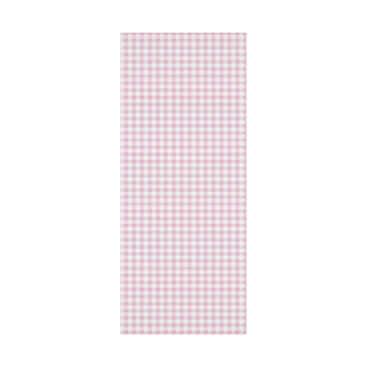 Light pink gingham check patterned wrapping paper- elegant and cute