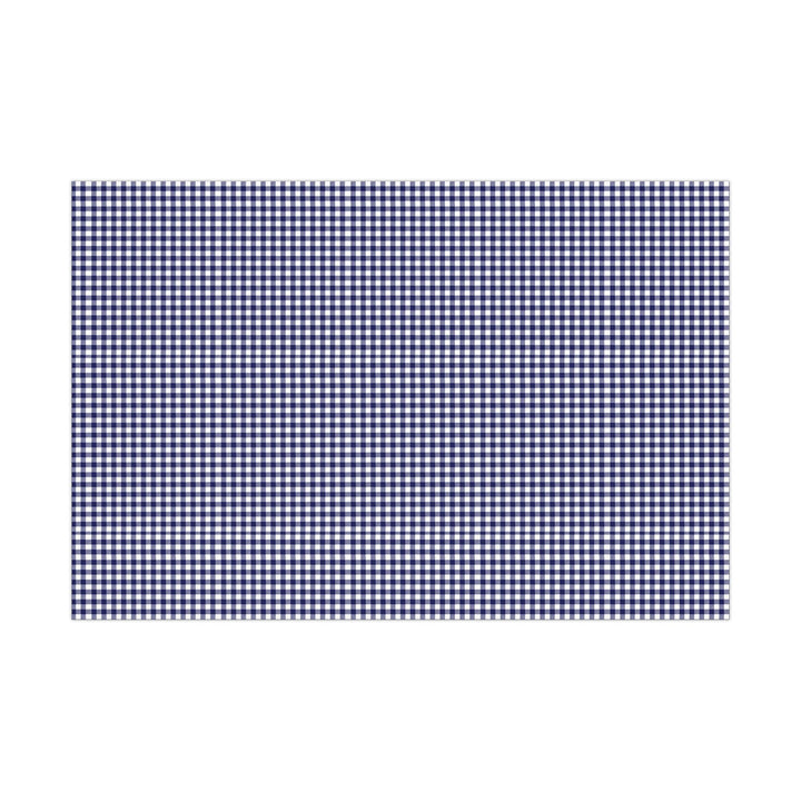 Beautiful navy gingham pattern wrapping paper