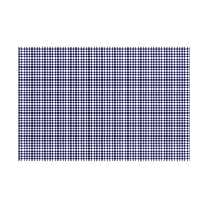 Beautiful navy gingham pattern wrapping paper