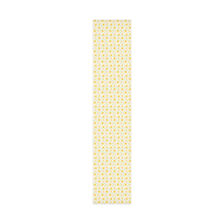 Personalized Yellow Gingham Sunshine & Blue Birds Wrapping Paper