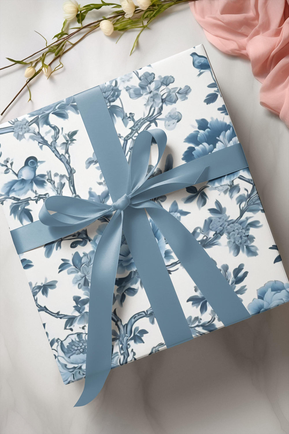 Chinoiserie Pattern Wrapping Paper - SB Paperie