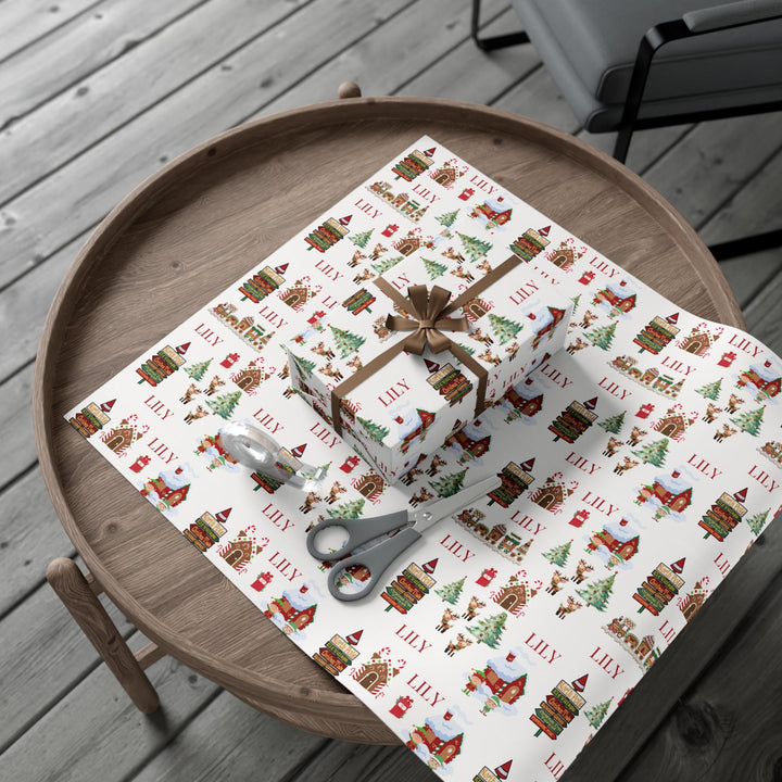 Personalized North Pole Wrapping Paper - SB Paperie