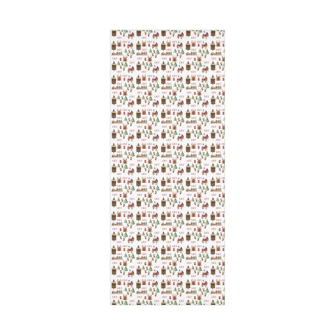 Personalized North Pole Wrapping Paper - SB Paperie